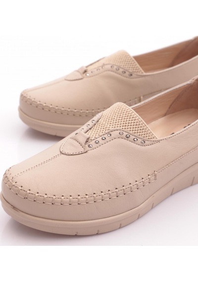 Dgn 2000 Kadin Comfort Ayakkabi Bej