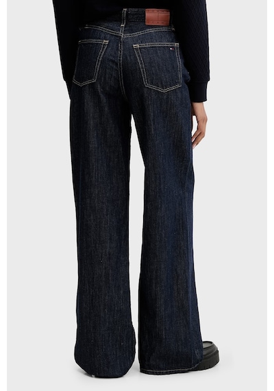 Tommy Jeans Pamuklu Yüksek Bel Geniş Paça Jean Kadın Kot Pantolon Dw0dw23093 1bk Mavi