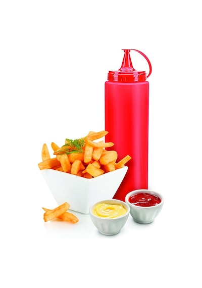 Ketçap Şişesi - 1000ml Dev Boy Kırmızı Diğer