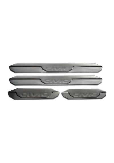 Honda Civic Fb7 Krom Kapı Eşiği 4 Parça Taşlı 2012-2016 Arası