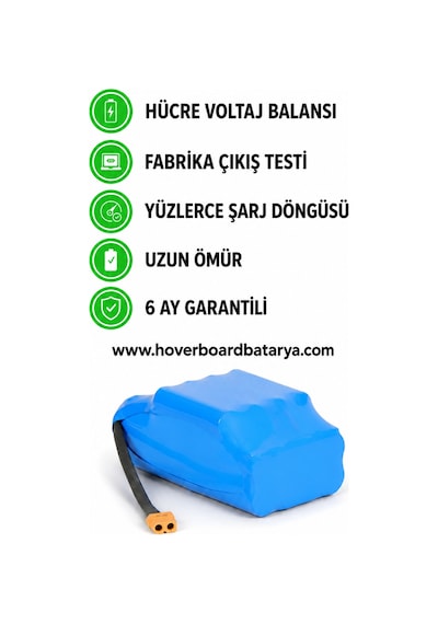 Cool Wheels Işıklı Drift 6 Ay Garantili Hoverboard Bataryası