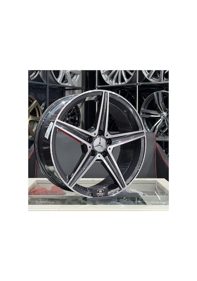 19 İnç 5x112 Titan Diamond Ön Arka Mercedes C180 C200 Amg Jant Modeli 4adet