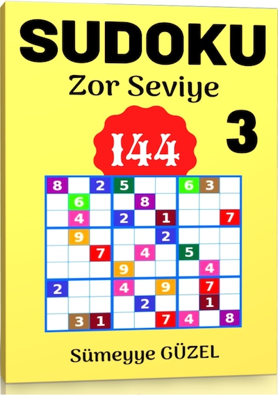Sudoku Zor Seviye Bulmaca Kitabı-3