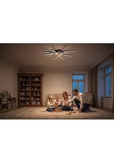 Nova 8 Gold Led Tavan Avize Kumandalı Dim Edilebilir Aşağı Işık Diğer
