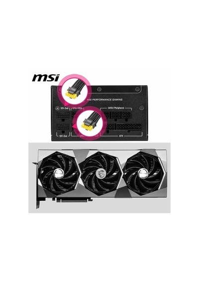 Mpg A1250gs Pcıe5 1250w 80+ Gold Atx 3.1 Pcıe 5.1 2x 12v-2x6 Power Supply