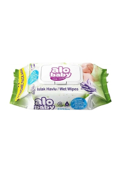 Alo Baby Islak Havlu 120 Yaprak