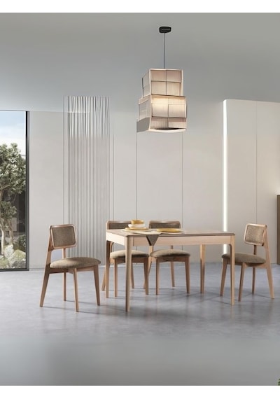 Urbanis Açılır Yemek Masası 140'lik Natural