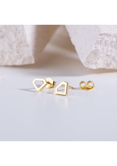 Goldkupe 14 Ayar Altın İcon Küpe 0,80 Gr-2110
