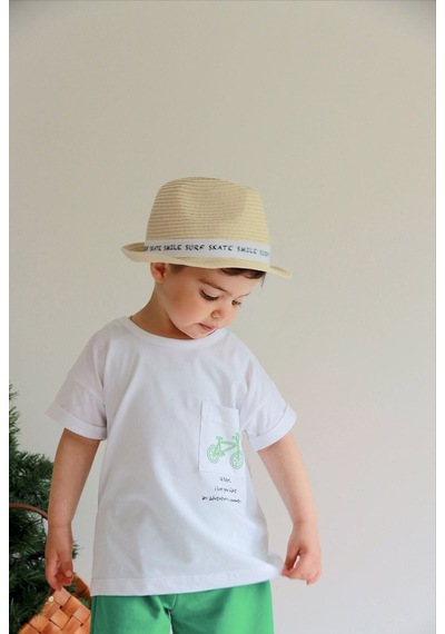 Babywom Unisex Oversize Yazlık Şortlu Basic Takım- Yeşil