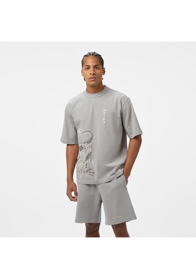 Unıted4 Classic Erkek Gri T-shirt Kasu 2800153