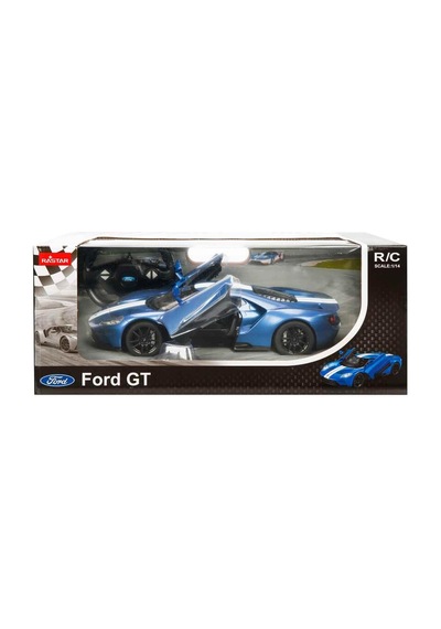 Rastar 1:14 Ford Gt Uzaktan Kumandalı Işıklı Araba - Mavi Standart Mavi
