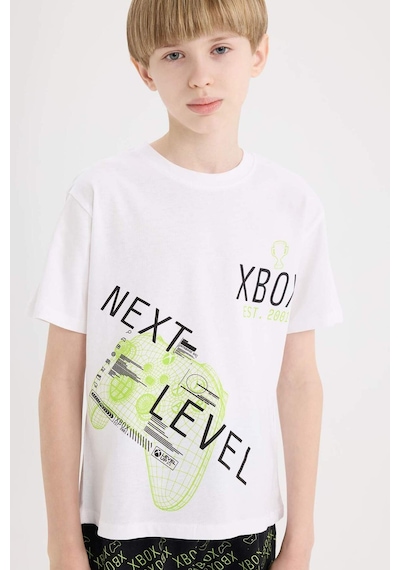 DeFacto Erkek Çocuk Xbox Pijama Takımı Kısa Kollu Üst Şort E0339A825SMWT34