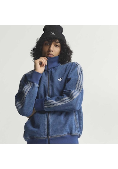 Adidas Kd1517 Denım Fb Tt Erkek Eşofman Üstü Mavi