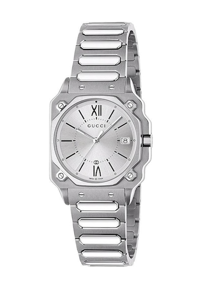 Gucci Ya166504 G-flat Bayan Kol Saati Metalik