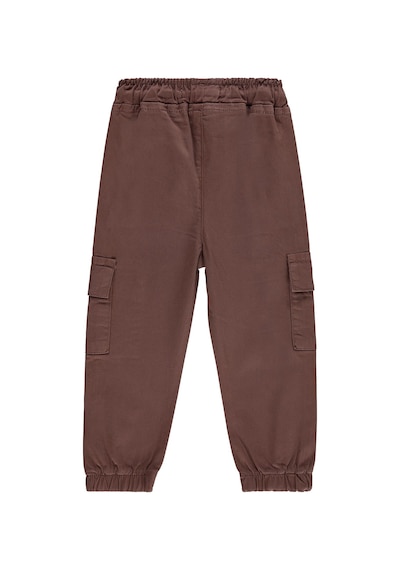 Civil Boys Bel Paça Lastikli Kargo Cepli 2-5 Yaş Pantolon - Kahverengi Açık-kahverengi