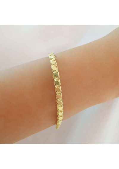 Choice Arpa Zincir Gümüş Bileklik Gold (528993810)
