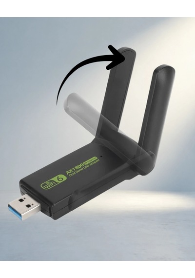 Çift Antenli Wifi Adaptör 1200 Mbps Usb 3.0 Ev Ofis Kullanımı