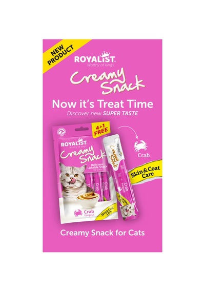 Creamy Snack Yengeçli Skin Coat Cear Cilt Ve Tüy Bakımı