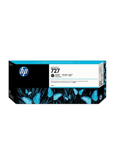 Hp 727 C1q12a Mat Siyah Kartuş 300 Ml T920 / T1500