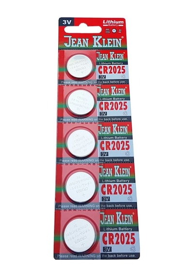 Jean Klein CR2025 Lityum Düğme Pil 5'li