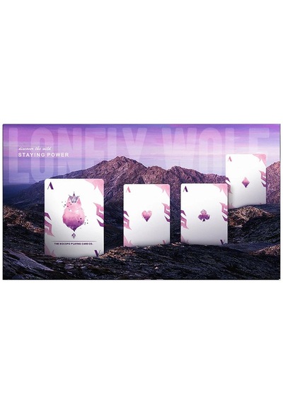 Mpc Lonely Wolf Purple Bocopo Oyun Kağıdı İskambil Kartları