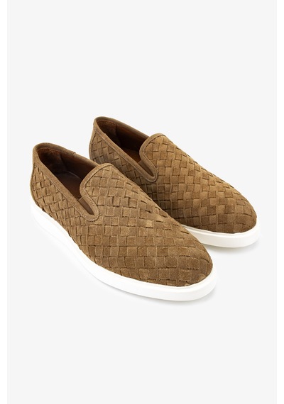 Valmenti Erkek Hakiki Deri Tarçın Loafer Ayakkabı 1149 Style-3 Erk Ayk Y26 Tarcın Suet