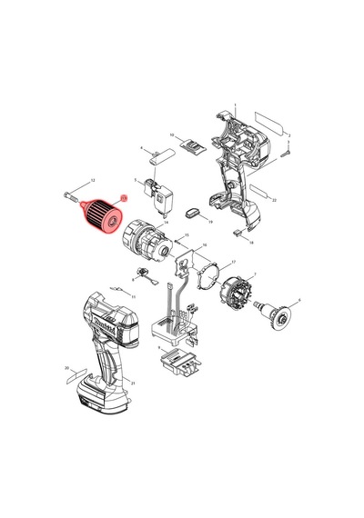 Makita DDF480 Anahtarsız Mandren 13 MM Ürün Kodu 766004-9