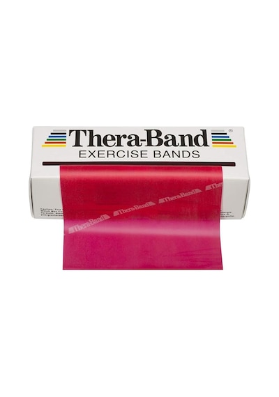 Thera-Band Kırmızı Orta Sert  Egzersiz Pilates Bandı Lastiği 1.5 Kırmızı