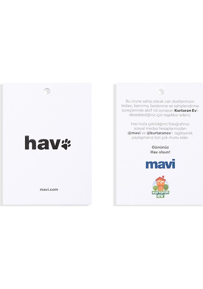 Mavi - Hav Baskılı Beyaz Soket Çorap 0912075-620 Beyaz