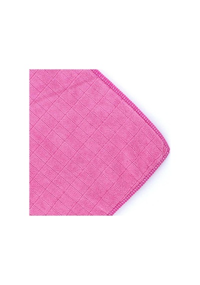 Silver Home Universal Kareli Mikrofiber Temizlik Bezi Mavi - Pembe 2'li 50 x 70 CM