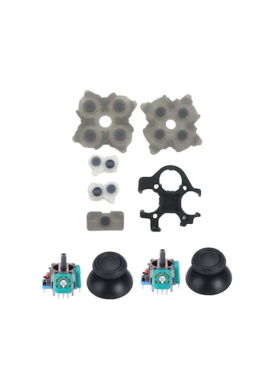 Ps5 Versiyon 3 Analog Motor Topuz İç Lastik Tamir Seti Playstation 5 Kol Tamiri Yedek Parça Siyah