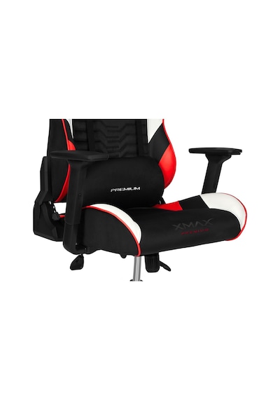 Rio Terletmez Kısmi Derili Kadife Kumaş Kırmızı Siyah Gaming Oyuncu Koltuğu -1 Kırmızı