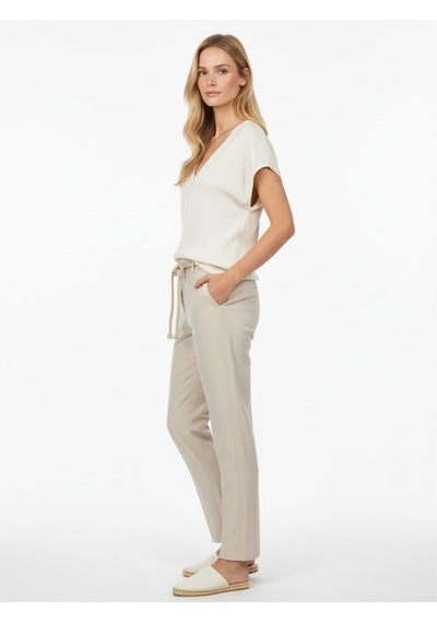 Xint Naturel Keten Karışımlı Regular Fit Pantolon 470532