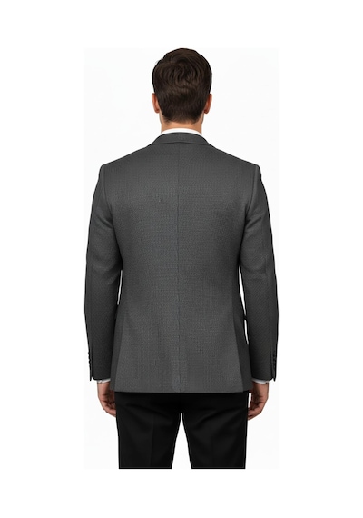 Suitmen Erkek Tek Spor Ceket Çift Yırtmaçlı Bgl-st04982 Gri