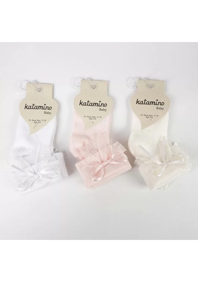 Melonika Anahid Aks Kız Bebek Soket Çorap K46310 Asorti Çok Renkli