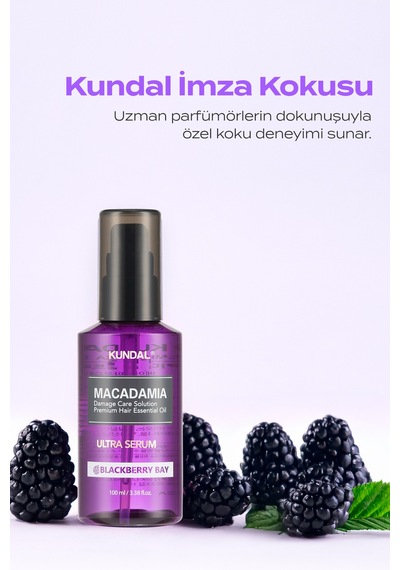 Kundal Macadamia Blackberry Bay Ultra Hair Serum 100 ML