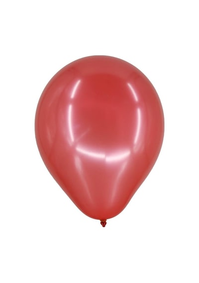 Cansüs 100lü Metalik Balon Kırmızı 12inç Çok Renkli