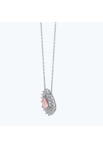 Altınbaş Pembe Taşlı Altın Üçlü Damla Set Autk0033-b-24627-p-set