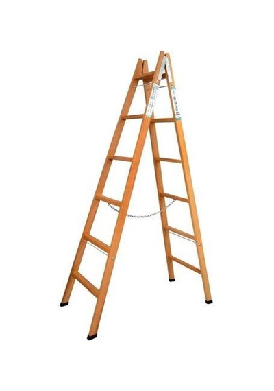 Buse Ahşap Merdiven 6 Basamaklı A Tipi 200 Cm