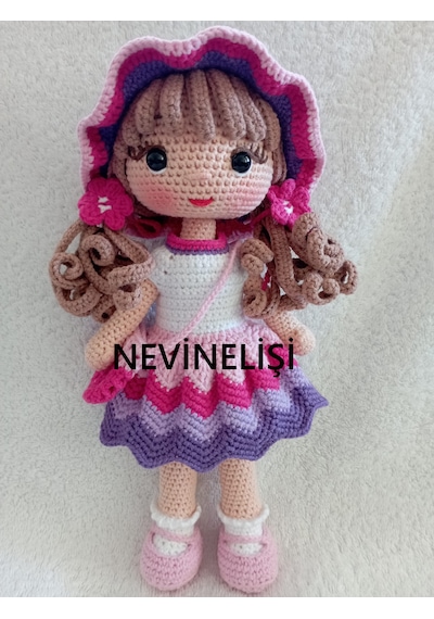 Amigurumi Irmak Bebek Çok Renkli