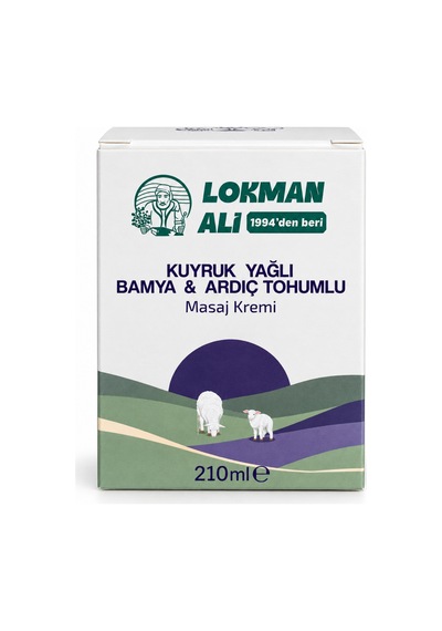 Kuyruk Yağlı Masaj Ve Cilt Bakım Kremi Bamya Tohumu Ve Ardıç Yağı İçeren 210 Ml - 937051048