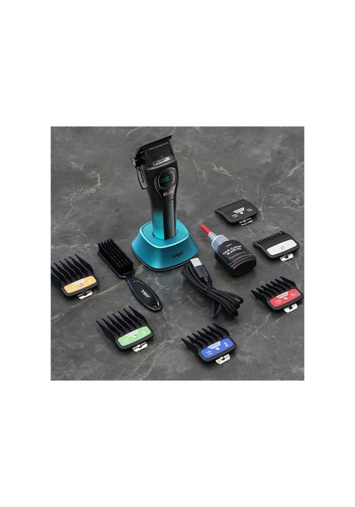 Saç Tıraş Makinesi Outer Rotor Bldc Motor Seramik Bıçak Clipper - Turkuaz - V-888c