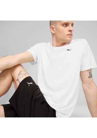 Puma M Tad Ess Solıd Cat Lc Erkek T-shirt 525908-02 Beyaz