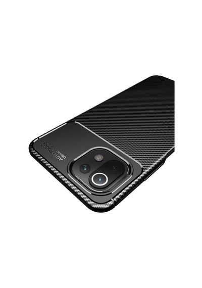 Xiaomi Mi 11 Lite Kılıf Zore Negro Silikon Kapak Siyah