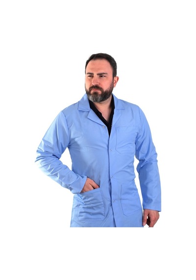 Eser - Erkek Alpaka Önlük Çıtçıtlı- Mavi