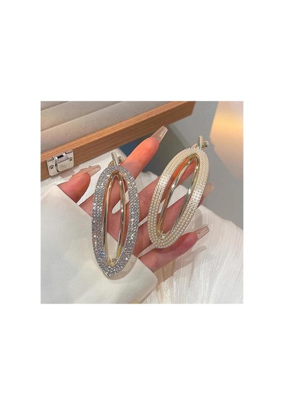 So-much Yeni Tarz Full Taşlı Muz Toka Gümüş Oval - 559574121 Gümüş Oval - 559574121 Gümüş Oval