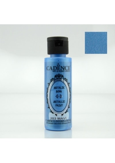 203 Mavi 70Ml Metalik Boya