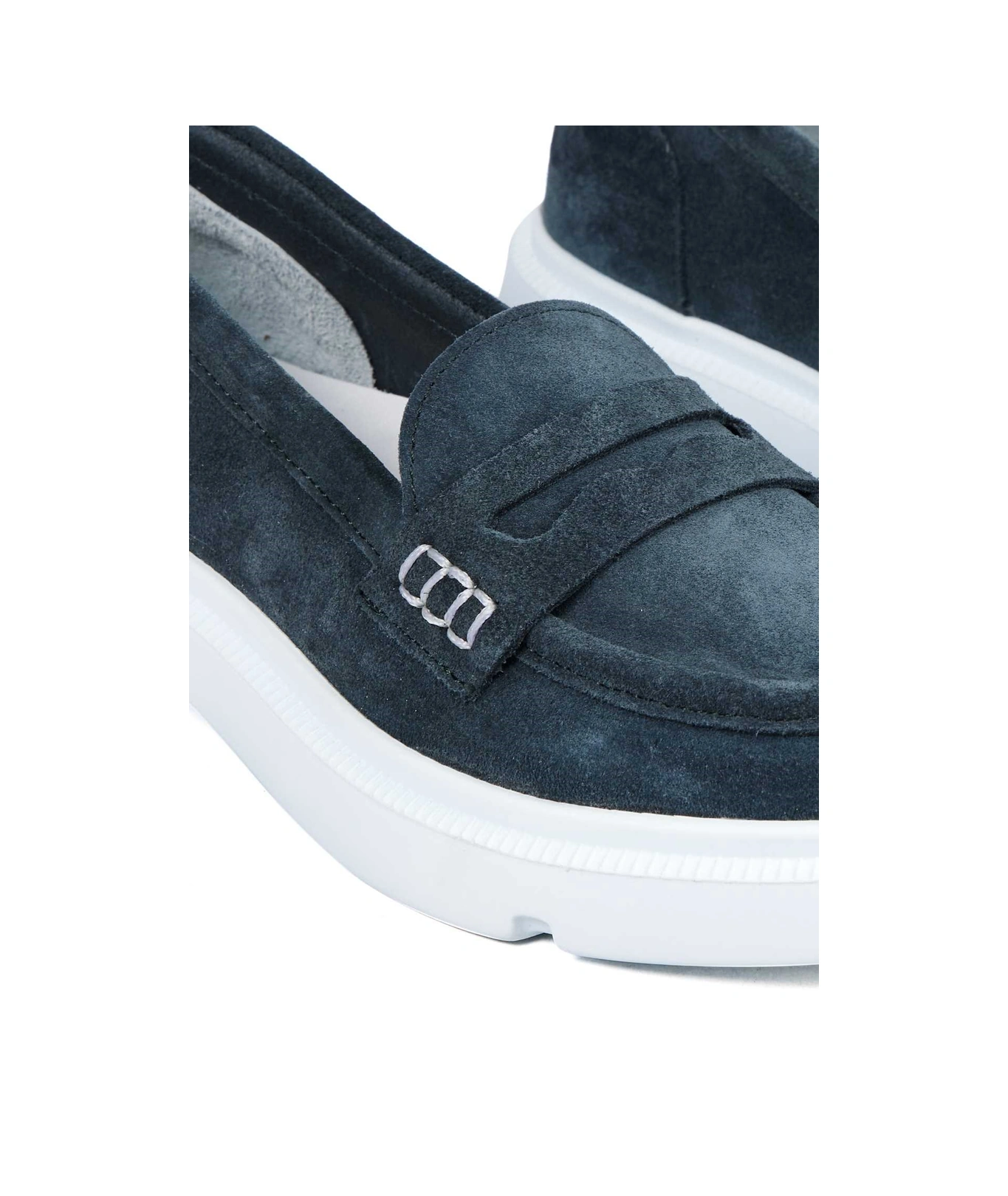 Bestello Bağcıksız Poli Loafer 101-226505-01 Kadın Ayakkabı Grı Suet