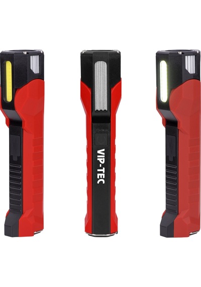 Vip-tec Vt891204 1000 Lümen Ayarlanabilir Başlıklı Çalışma Feneri Kırmızı