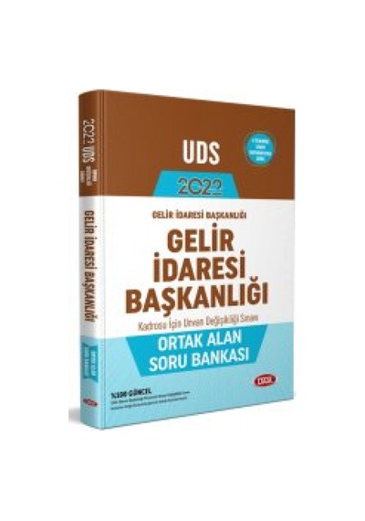 Gelir İdaresi Başkanlığı UDS Ortak Alan Soru Bankası